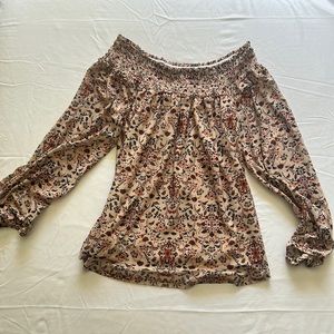 Size x small off the shoulder day trip shirt